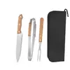 Nuevo Set Popular de Parrilla de Amazon Set de Herramientas para Barbacoa Set de Parrilla para Exteriores Cuchillo para Set de Parrilla