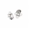 Clip de Oreja de Circonita Perla de Aguas Profundas Estilo Coco Francés Exquisitos Pendientes Diseño de Nicho Pendientes de Lujo Ligero para Mujer