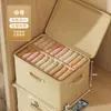 Caixa de armazenamento com chave, organizador de roupas doméstico, divisor de guarda-roupa, perfeito para organizar roupas, roupas de cama e calças; caixa de armazenamento protegida por senha