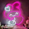 Explosiones de comercio electrónico transfronterizo letrero de neón con logo luminoso LED regulable forma patrón de letra letrero luminoso