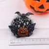 Halloween hecho a mano diy accesorios para el cabello calabaza murciélago horquilla para niños material horneado complemento semiacabado accesorios para tocado