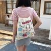 Bolsa de Lona para Mujer 2026 Modelo Nuevo Bolsa de Cuerda Multiusos Bolsa de Lona de Gran Capacidad Mochila Bolsa de Tela Linda Simple Venta al por Mayor