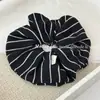 Nuevo Scrunchie de Punto Rayado Estilo Coreano Elegante Sencillo Lazo para el Cabello Banda para el Cabello Versátil de Moda