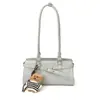 Bolso Boston Tote Retro de Nicho Estilo Coreano para Mujer Primavera 2026 Nuevo Bolso Versátil con Hebilla de Cinturón para Hombro y Axila