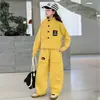 Conjunto Casual para Niñas 2026 Nuevo Estilo de Primavera Moda Infantil Sudadera Casual de Moda y Pantalones Deportivos Conjunto de Dos Piezas