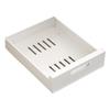Estante de almacenamiento con cajón para gabinete, cesta de almacenamiento para cocina, plato para condimentos en capas, caja de almacenamiento extraíble para fregadero inferior