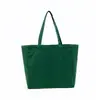 Bolsas de Lona com Logo Personalizado Transfronteiriças, Bolsas de Lona DIY Pintadas à Mão Prontas para Envio, Bolsas de Algodão com Zíper