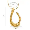 Colar com Pingente Geométrico de Aço Inoxidável Conjunto Venda Quente Cruzada Toque de Luxo Leve Nicho High-End Brincos de Aço Titânio Não Desbotam