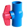 Válvula de esfera de PVC GB tubo de abastecimento de água soquete de plástico rosca interna rosca interna rosca interna dente interno boca redonda válvula de esfera espessada válvula de interruptor