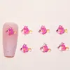 Serie Popular Transfronteriza Luminosa del Océano Decoraciones Pequeñas de Peces para Uñas Accesorios Pequeños de Resina DIY Decoraciones de Uñas Portátiles