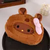 Estuche de Peluche de Gato Lindo Estilo Japonés, Diseño de Castor de Dibujos Animados de Alto Valor, Bolsa Grande de Almacenamiento para Material Escolar de Estudiante