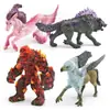 Simulação Transfronteiriça Mito Ocidental Modelo Warcraft Hipocampo Boneco de Neve Tigre Dentes-de-sabre de Gelo Monstro Lobisomem Decoração Enfeites Brinquedo