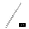 Fabricante de Removedor de Cutícula de Acero Inoxidable Lima de Uñas Horquilla para Cutícula Cuchillo Angulado Plateado Raspador de Manicura Cuchillo de Pedicura Herramientas para Uñas
