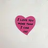 Tanabata Día de San Valentín Día de la Madre MOM tarjeta acrílica para pastel MOM Te amo Tarjeta decorativa para pastel del Día de la Madre