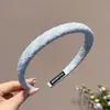 Diadema de lujo ligero sintiendo presión ambiente para el cabello diadema cara femenina accesorio para el cabello de lazo estilo retro Hong Kong pinza para el cabello tocado de alta gama