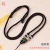 Cordão para pingente Tianzhu feito à mão DIY Jade Buda de Jade cera de abelha estilo Xizang Wenwan Abacaxi Colar corda corrente clavícula atacado