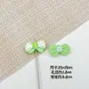 Colorido Lindo Lazo de Doble Punto Pintura para Hornear Aleación Hecho a Mano DIY Cadena de Teléfono Móvil con Cuentas Accesorios para el Cabello Accesorios