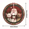Artículos más vendidos transfronterizos: Falda para Árbol de Navidad, Hombre de Jengibre, Accesorios de Decoración para Fiesta de Escena de Año Nuevo, Decoraciones, Venta Directa del Fabricante