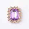 Liga Nova Estilo Coreano DIY Laço Quadrado Acessórios de Cabelo Headwear Enfeites Gema Diamante Cravejado Fivela Acessórios Decorativos Materiais
