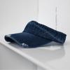 Chapéu Topo Vazio Rasgado Jeans Retrô Feminino Novo Lavado Velho Verão Ao Ar Livre Quebra-Sol Protetor Solar Boné Masculino Moderno