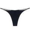 Tanga Sexy de Doble Tira Cintura Baja Yoga Fitness Absorbente de Sudor Bikini Mujer Ropa Interior Sexy en Forma de T G100