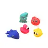 Bebês e Crianças Pequenas Brinquedos de Vinil para Banho Desenho Animado Golfinho Polvo Pequenos Animais Marinhos Apertar e Gritar Brinquedos de Água Atacado