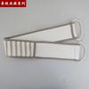 Cinturón Largo de Lino Rayado Natural Lino Rayado Tiras para la Espalda Poliéster Toalla Fina Algodón Lino Toalla de Baño
