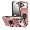 Capa de Celular para iPhone 17 Pro Max para Caminhada ao Ar Livre com Porta-Cartão, Capa Protetora Magnética Anti-Queda para Montagem em Carro Apple 15