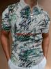 Comercio Exterior talla extra Camisa Polo para Hombre Estampado Digital Camisa Polo para Hombre Camiseta de Manga Corta Top Camiseta de Manga Corta Lapp