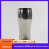 Caneca de cerveja de aço inoxidável 304 de camada dupla, lote pequeno, 350ml, estilo coreano, curva, aberta, para festa, restaurante