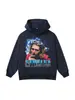 Nueva sudadera con capucha pesada lavada de otoño e invierno de Nirvana Cobben para hombre y mujer, sudadera con capucha de moda para parejas de comercio exterior