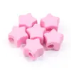 Contas Acrílicas Coloridas Sólidas Flores Macaron Coração Estrela de Cinco Pontas Contas Soltas Pulseira DIY Acessórios para Joias Contas Gelatinosas