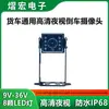 Cámara de Reversa para Coche Cámara de Monitoreo para Camión Punto Ciego Ahd Alta Definición Visión Nocturna Infrarroja 1080P