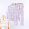 Pijama para mujer de mediana edad y ancianos, primavera y otoño, algodón, casual, holgado, talla grande, moda, ropa de mamá, ropa para el hogar, se puede usar en exteriores