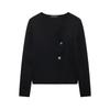Aliexpress Ins Popular Ropa de Mujer Otoño e Invierno Estilo Europeo y Americano Cárdigan Tejido con Botones Asimétricos