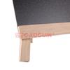 Mini Pizarra Pequeña Creativa Barra Escritorio Soporte Triangular Pizarra de Dibujo de Madera Cartel Tienda Pantalla Pizarra de Dibujo