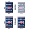 Bandera de Jardín del 250 Aniversario Americano Decoración Exterior Personalizada Arreglo de Atmósfera para el Patio Bandera de Jardín Conmemorativa Patriótica