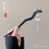 Grampo de Cabelo para Mulheres, Novo Estilo Chinês Estilo Antigo Dinastia Han Grampo de Cabelo com Borla, Grampo de Cabelo de Alta Qualidade na Nuca, Adorno de Cabeça para Saia Facial de Cavalo