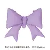 Nuevos globos pequeños de papel de aluminio de color sólido con forma de lazo de tamaño grande para decoraciones de fiesta de cumpleaños infantil para niñas