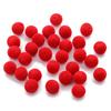 Tecido de flocado de resina contas redondas contas de resina furadas contas de tecido de veludo acessórios de joias com contas para pulseira diy
