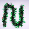 Decoração de Natal PVC lã tira grama tira cor tira criptografia Natal verde rattan Guirlanda cena layout decoração suprimentos