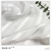 Tela de gasa con raya de belleza de seda plateada para drapeado de ropa de mujer, vestido, traje antiguo Hanfu, moda fresca, tela de seda artificial