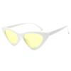 Gafas de sol de moda para mujer cara pequeña ojo de gato transparentes gafas de mar nuevo triángulo gafas de sol Europa y Estados Unidos venta al por mayor