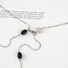 Colgante de Lujo Ligero con Forma de Piedra Cadena Decorativa para Cintura de Vestido Cadena de Perlas para Pantalones de Mujer Cinturón Metálico de Moda para Mujer