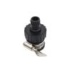 Adaptador universal de niple negro adaptador grifo conector accesorios para tubería de agua niple de agua rápido conector rápido