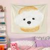 Tela Colgante Decorativa para Mascotas Perros, Estilo Nuevo Lindo de Dibujos Animados, para Dormitorio y Sala de Estar, para Cubrir Fealdad, Tela Colgante de Fondo para Fotos, Tapiz