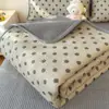 Colchonete refrescante para bebê Classe A, capa de cama acolchoada de veludo de leite, um lado é todo de algodão e o outro é de veludo para bebê, capa de colchão dupla face
