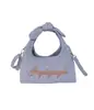 Bolso de Mano de Encaje de Estilo Francés de Alta Gama para Mujer, Bolso de Hombro Cruzado de Mezclilla Moderno para el Trabajo, Bolso Único de Celebridad de Internet Tipo Bollo
