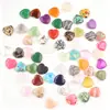 Suministro Transfronterizo de Cristal Rosa: Adorno de Cristal Rosa con Forma de Corazón de Amatista de 20 mm, Joyería de Cristal de Gema de Amatista Natural