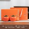 Creative Tea pot cerâmica Caqui doces Caqui Ruyi selado tamanho pequeno conjunto de chá caixa de presente latas duplas embalagem presente
